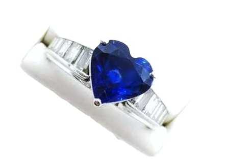 宝石買取 Pt900 サファイア ダイヤモンド リング